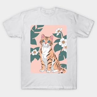 Floral Bengal's Elegance T-Shirt